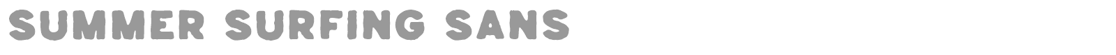 Summer Surfing Sans font preview